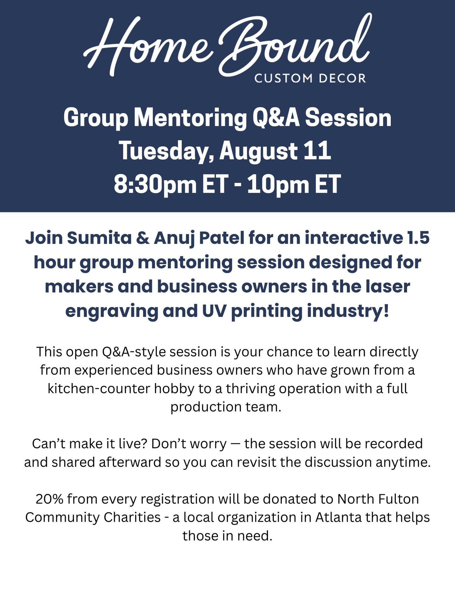 2026 Q3 Home Bound Group Mentoring Call