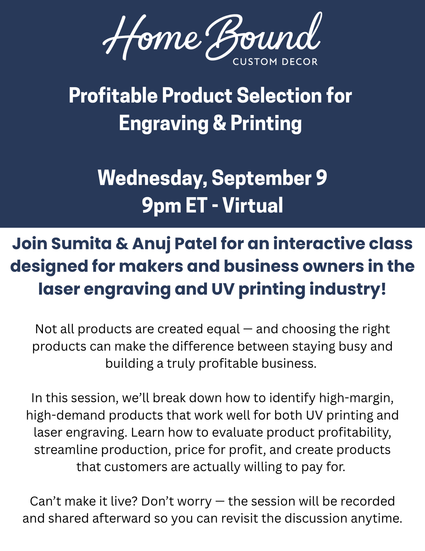 Profitable Product Selection Class