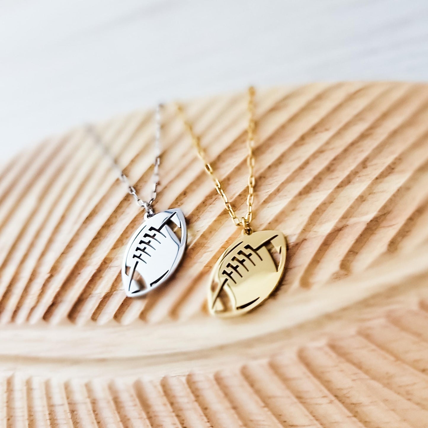 Personalized Football Necklace