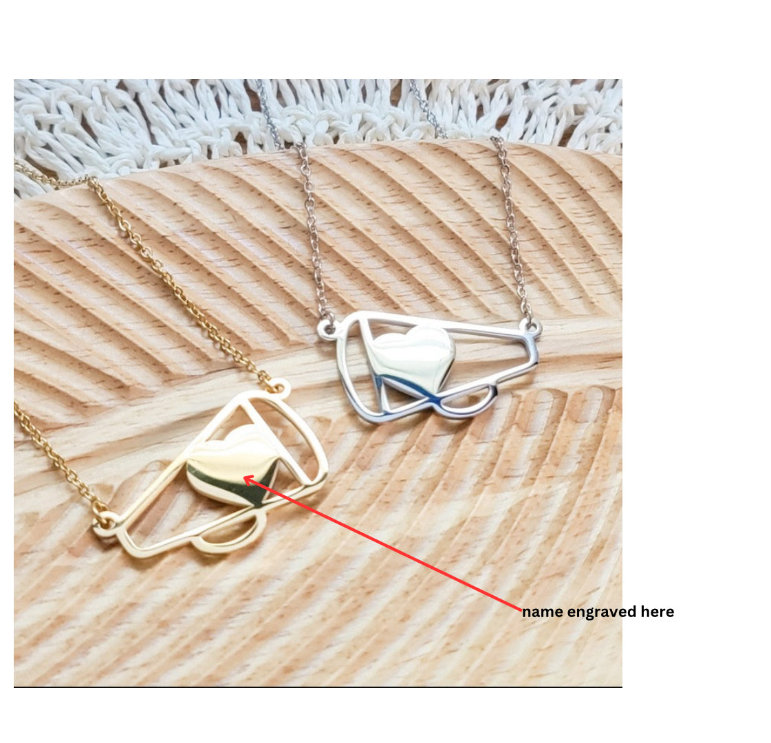 Personalized Cheerleading Necklace