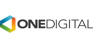 OneDigital logo with colorful geometric design on a white background