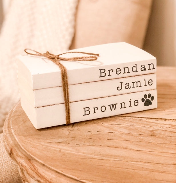 Custom Printed Book Stack