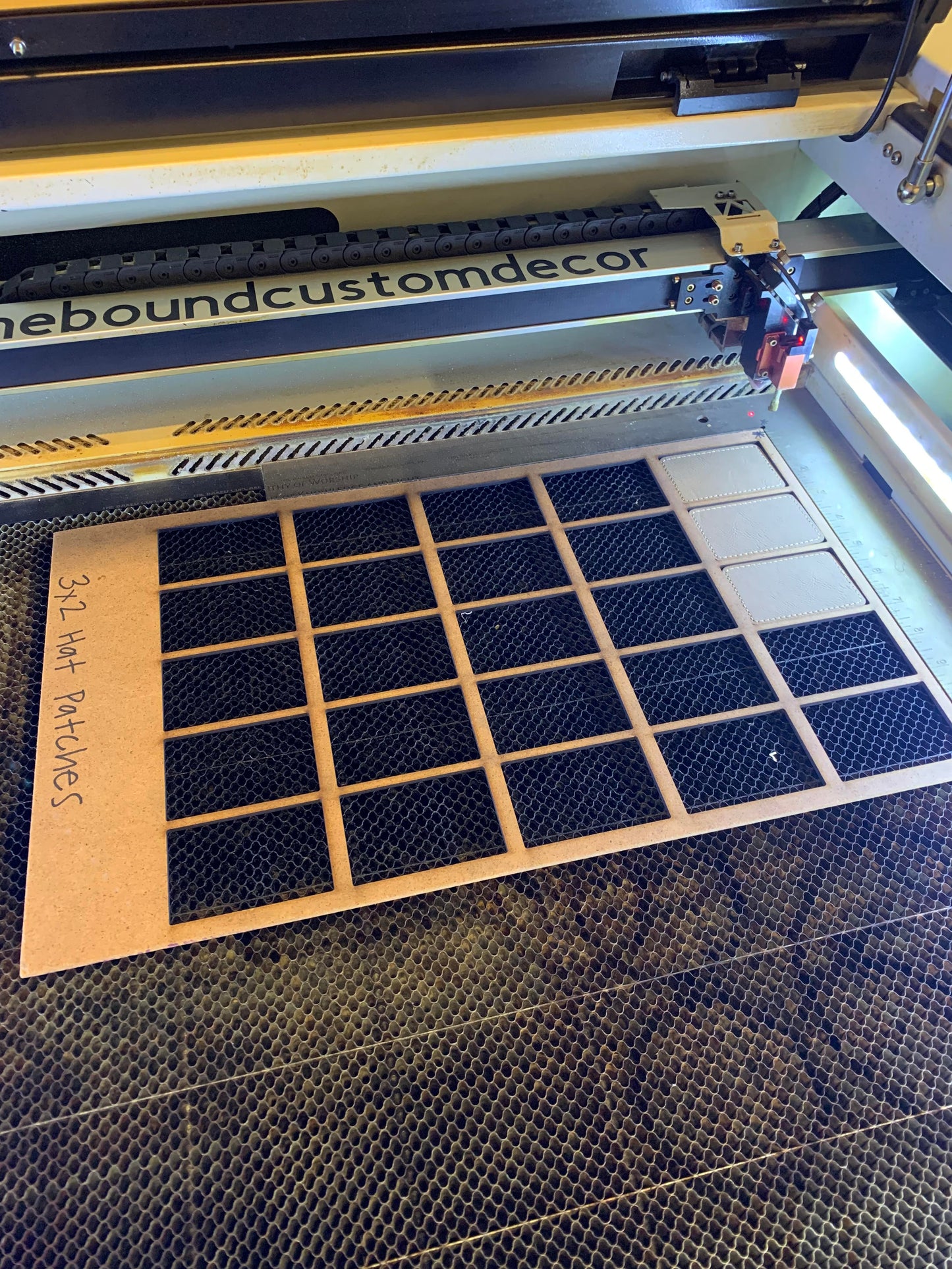 Hat Patch Jig - Rectangle Patches