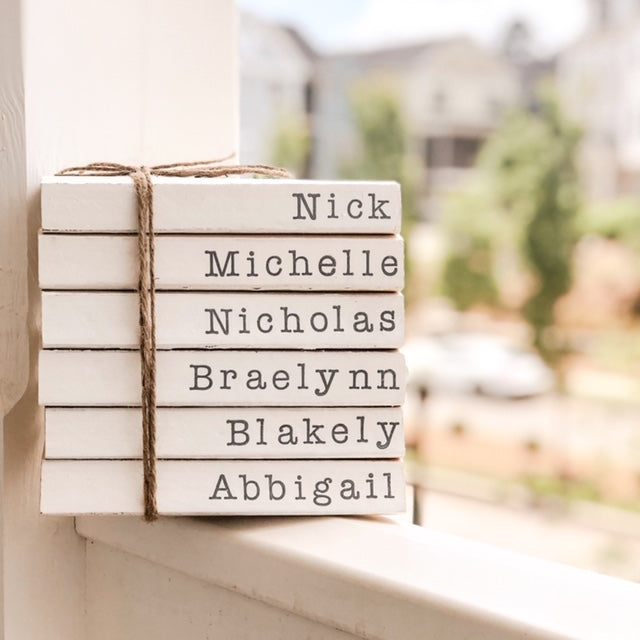 Custom Printed Book Stack