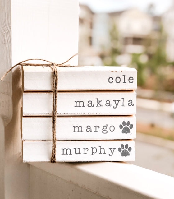 Custom Printed Book Stack