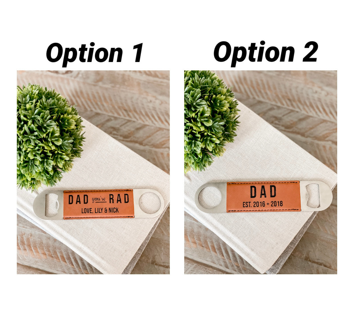 Personalized Bottle Opener for Dad