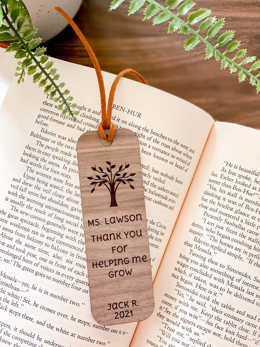 Teacher Gift - Bookmark
