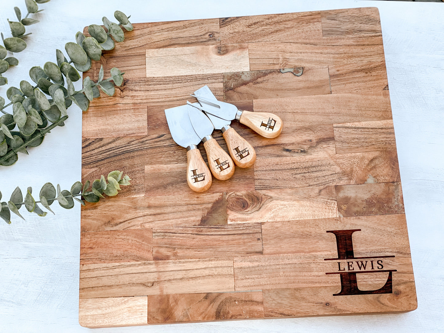 Large Acacia Butcher Chopping Block Board