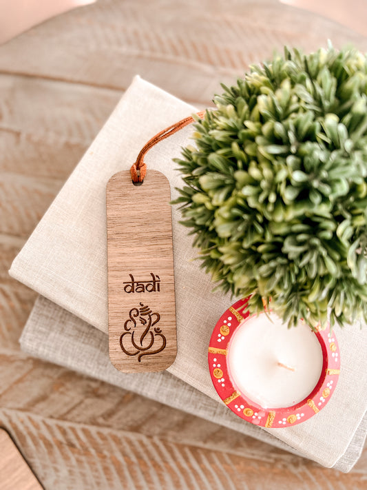 Lord Ganesh Bookmark with Personalized Name