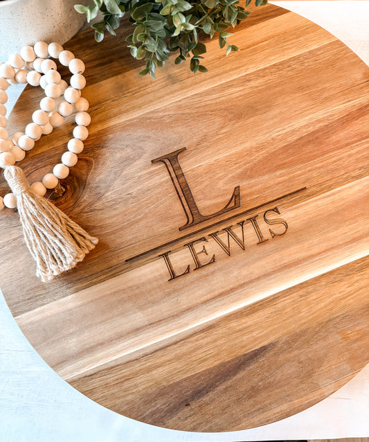 Acacia Lazy Susan
