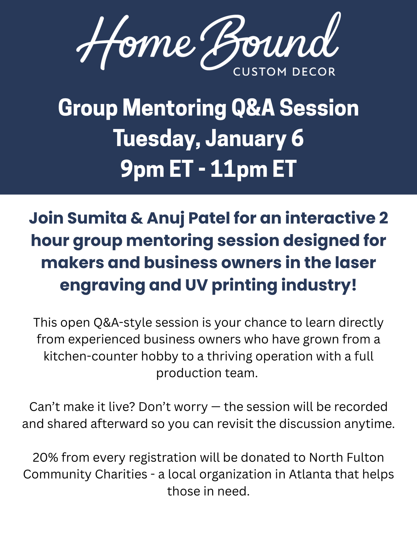 2026 Q1 Home Bound Group Mentoring Call