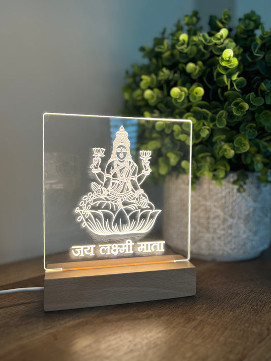 Laxmi Mata Light Up Frame