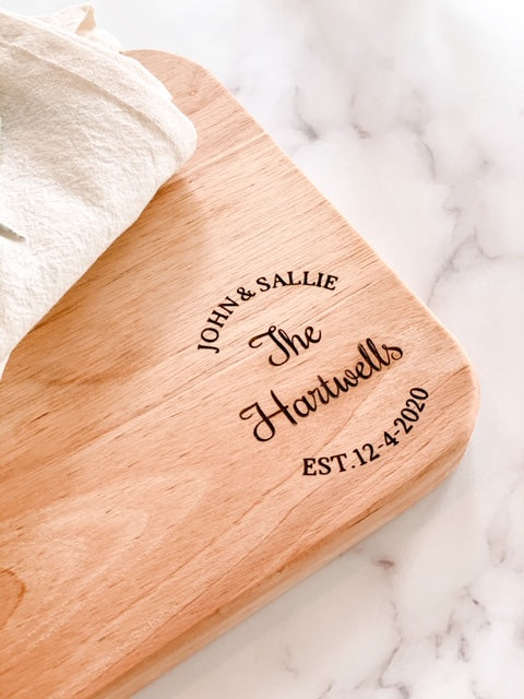 Custom Engraved Charcuterie Board