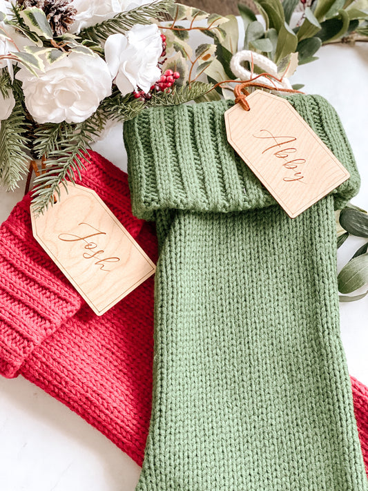 Custom Stocking Tag