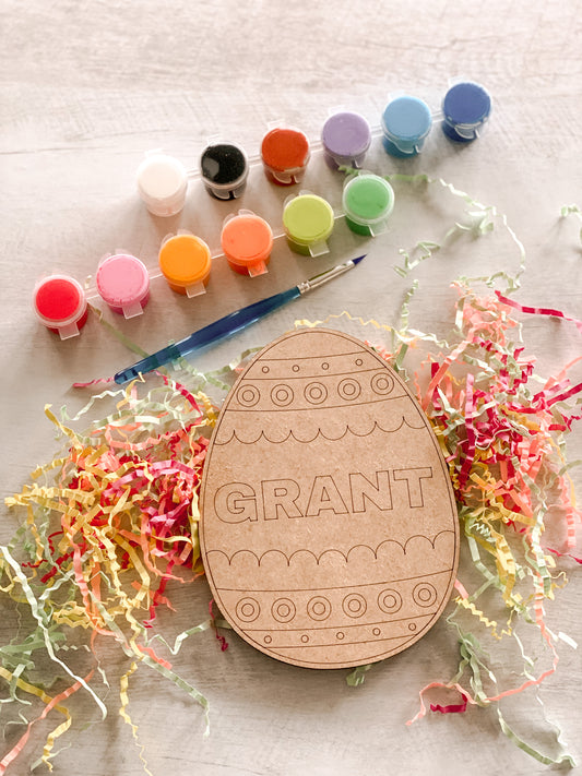 Personalized Easter Egg (to be painted)