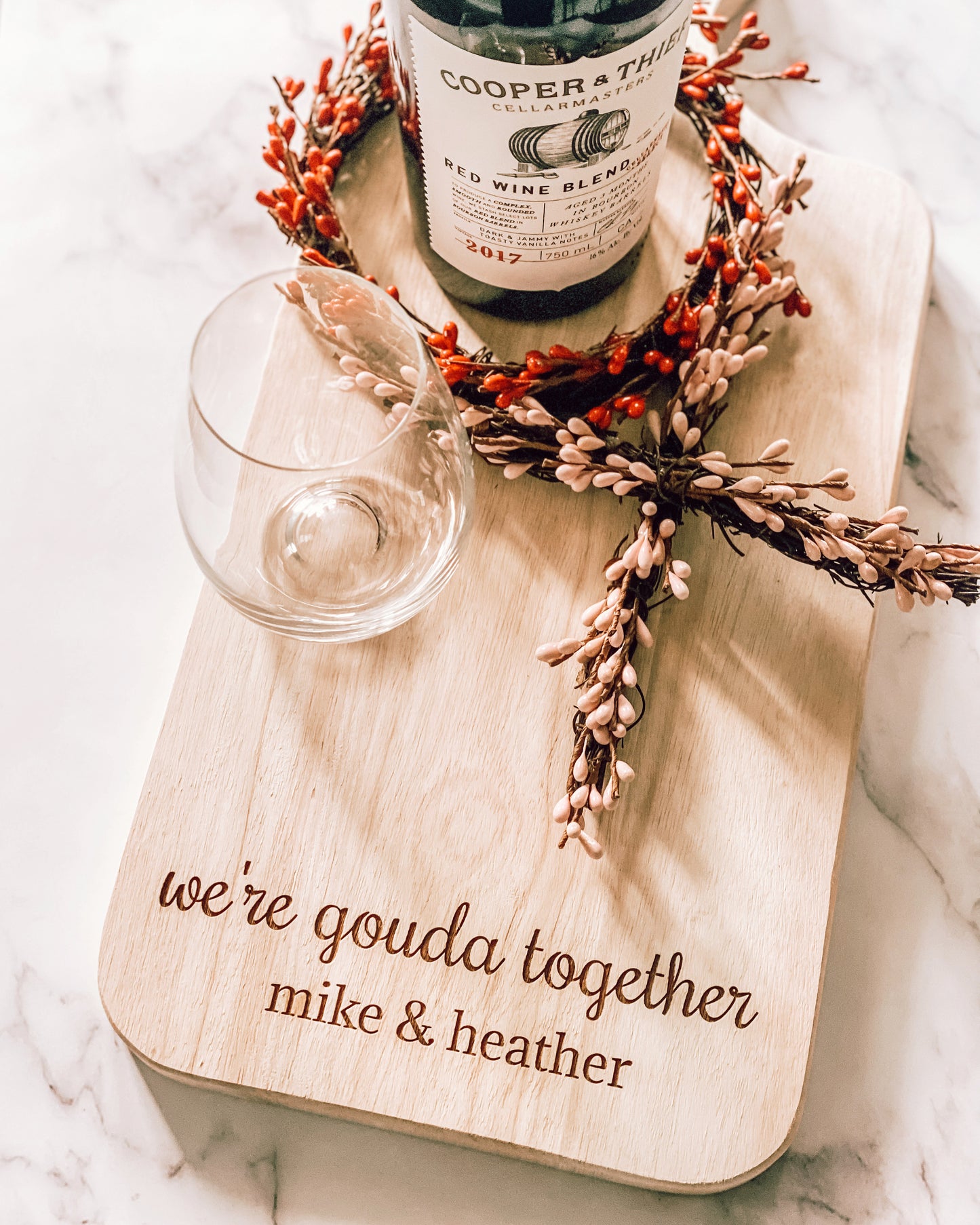 We’re Gouda Together Charcuterie Board