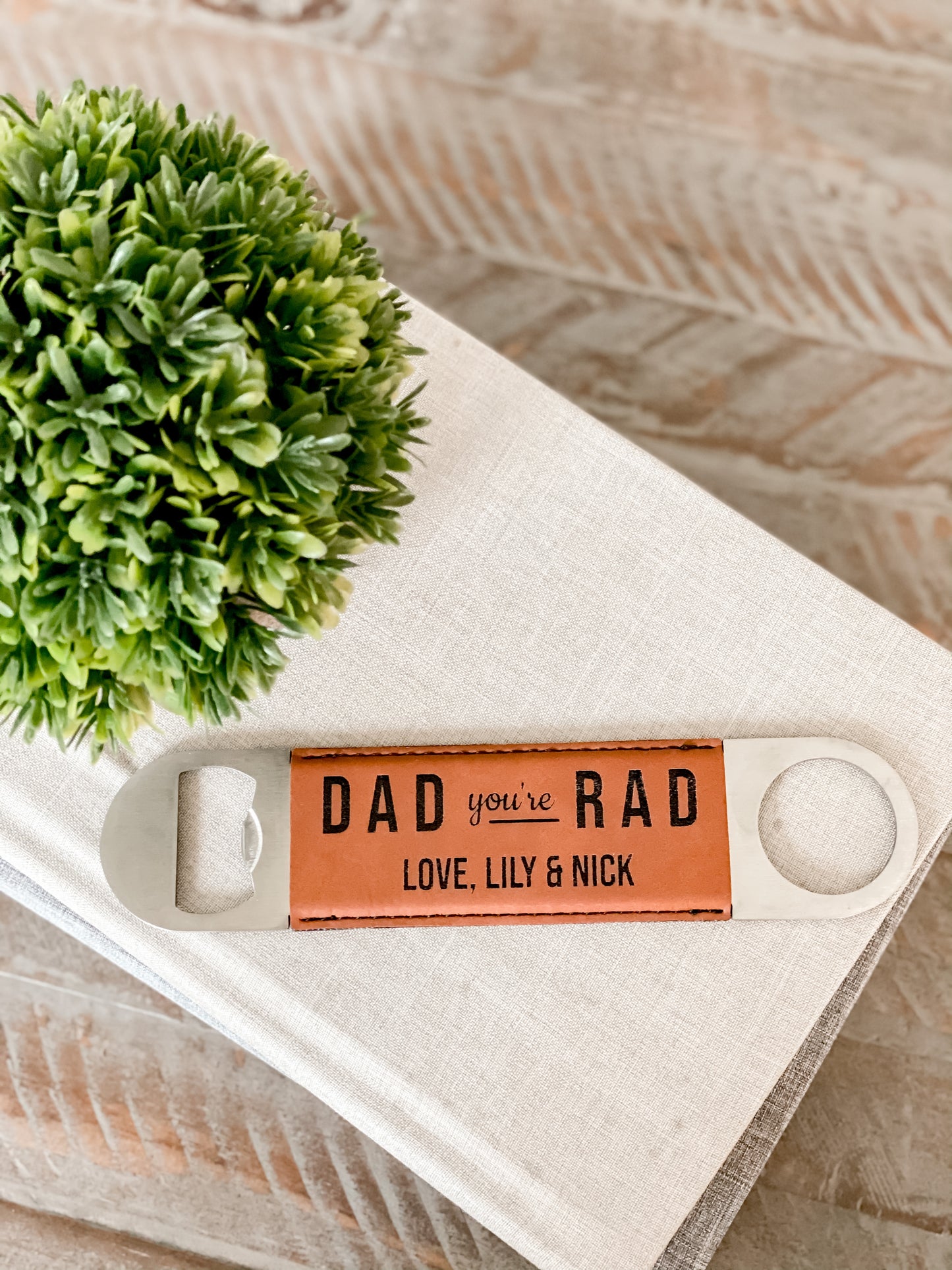 Personalized Bottle Opener for Dad