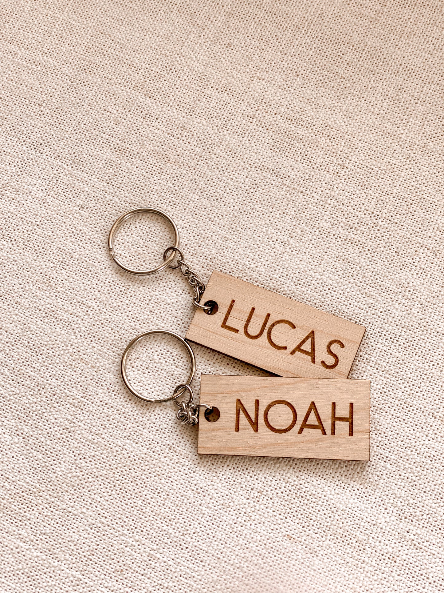 Name Keychain Bag Tag