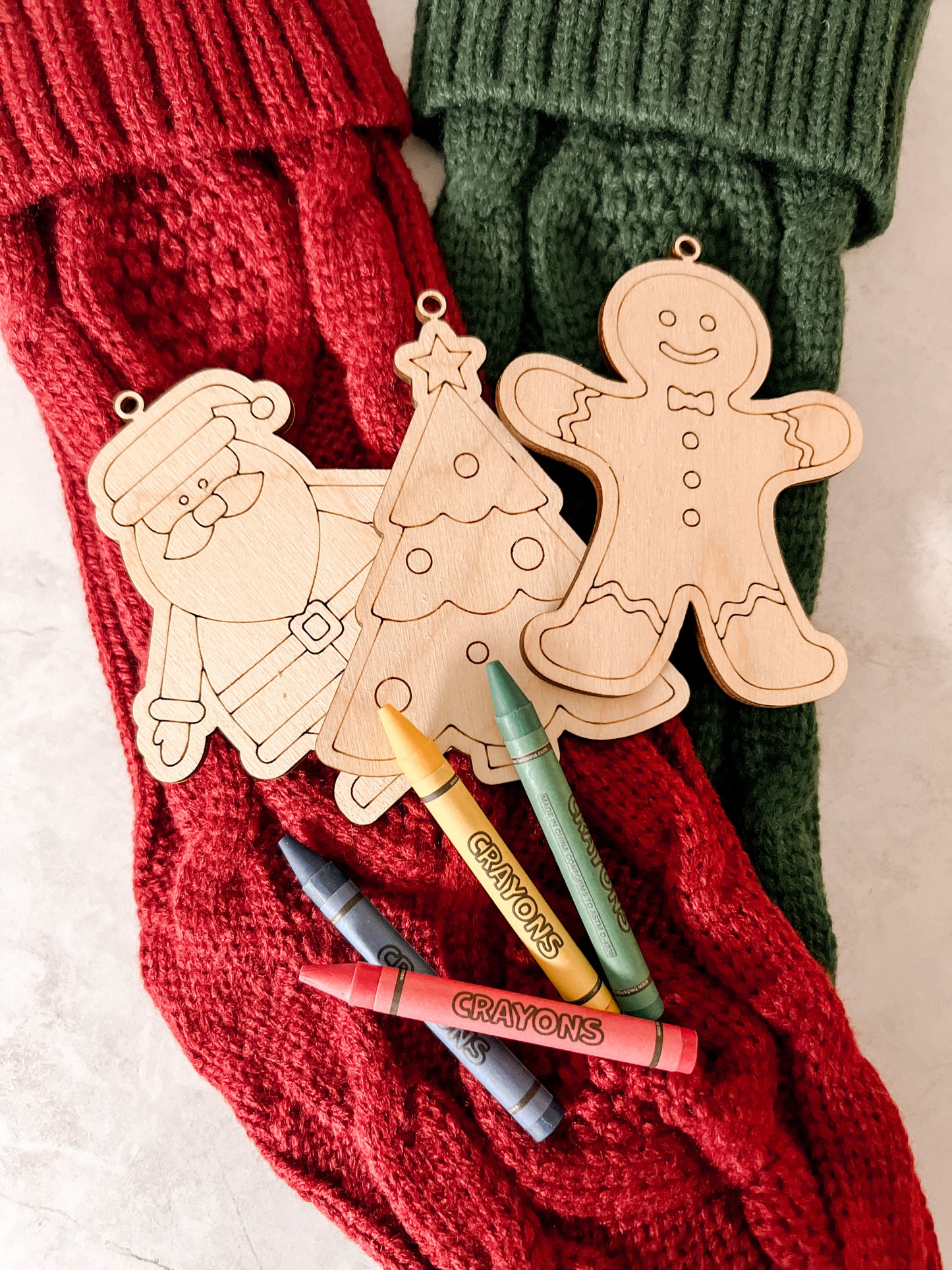 Kids Color Your Own Christmas Ornament Kit