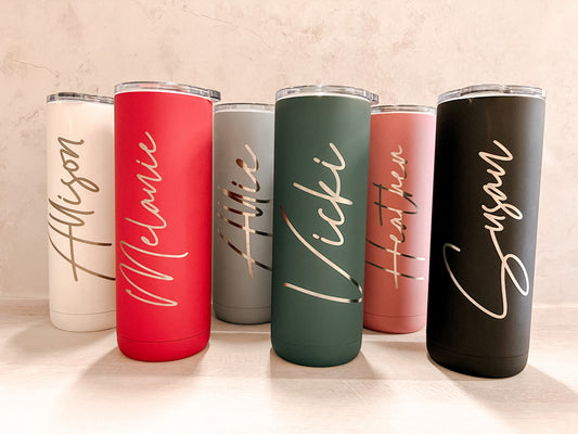 Skinny Drink Tumbler Personalized with Name