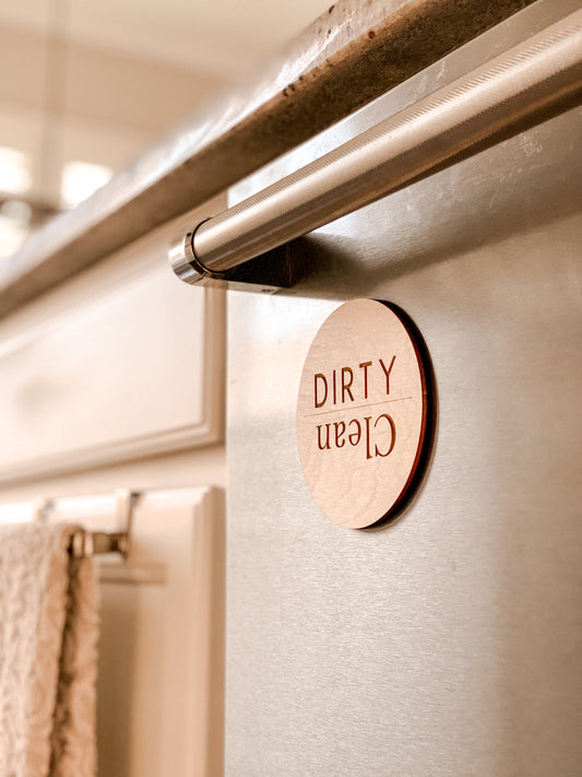 Clean Dirty Dishwasher Magnet