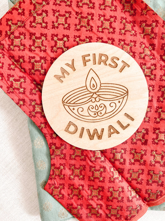My First Diwali Baby Sign
